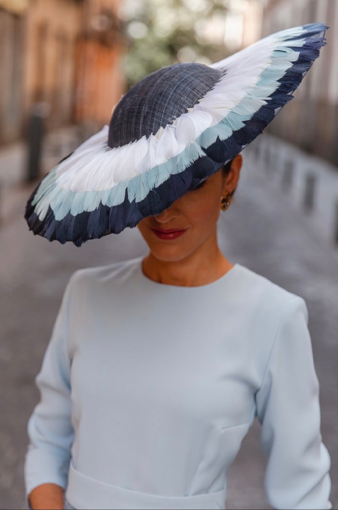 Paula blue sunhat