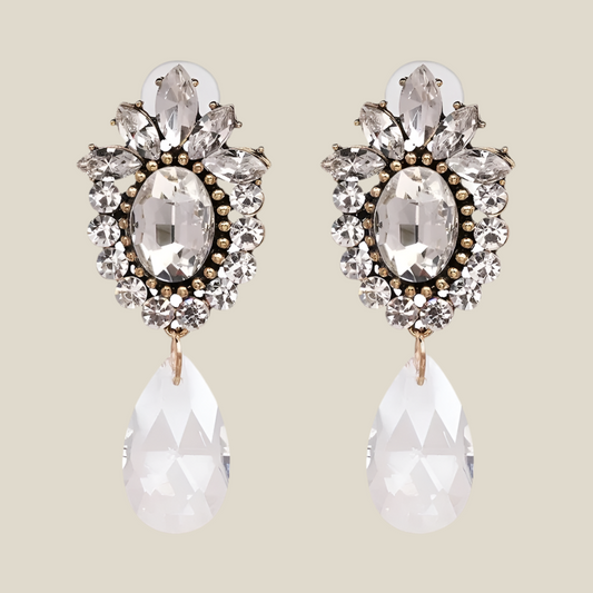 Pendientes Benalmádena blancos