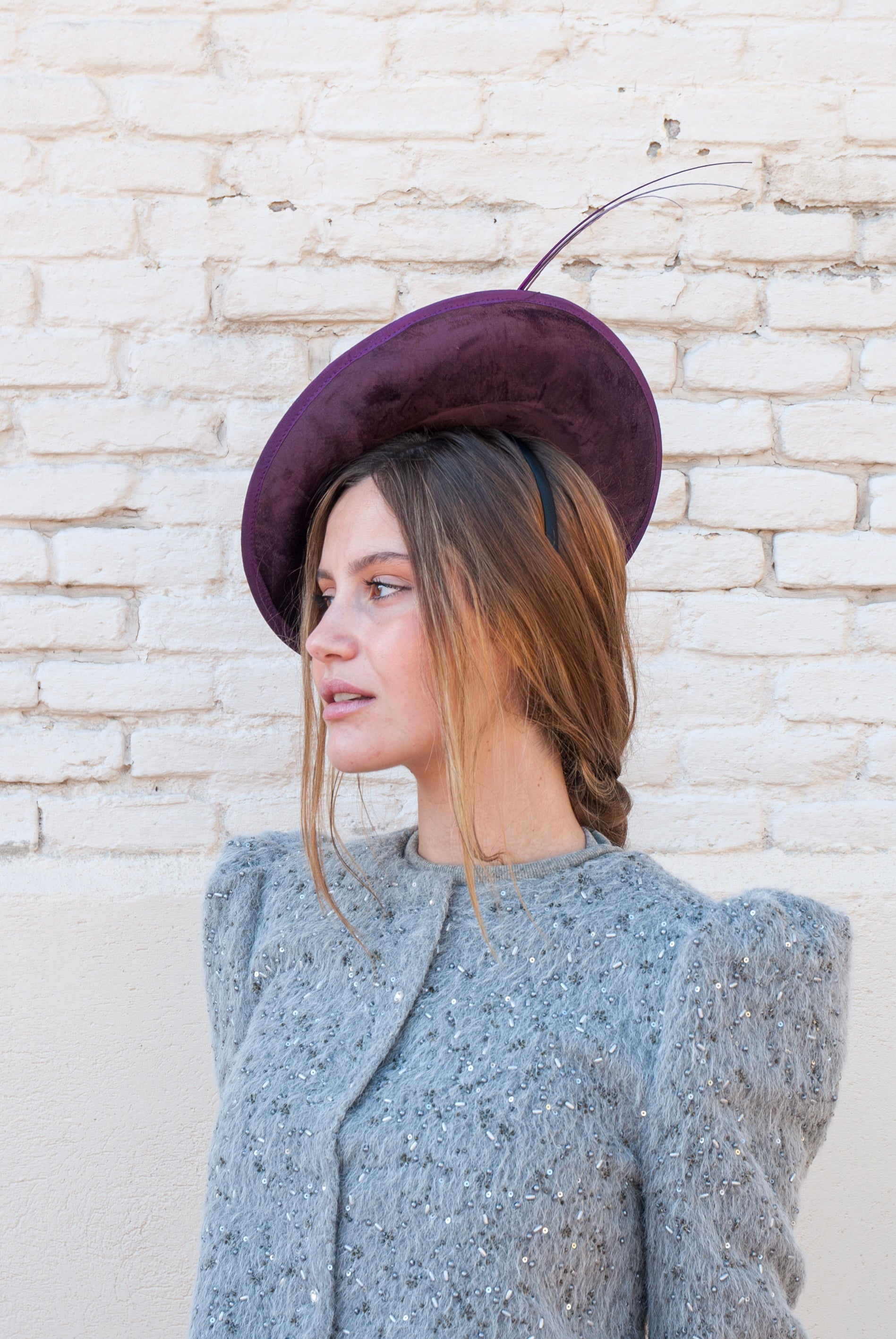 Tocado Mirra morado