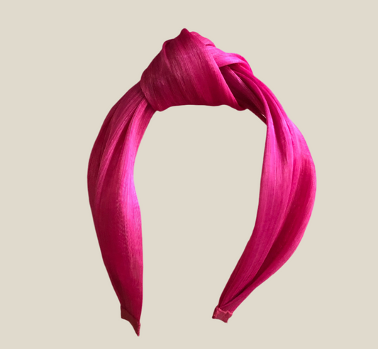 Diadema Condesa fucsia