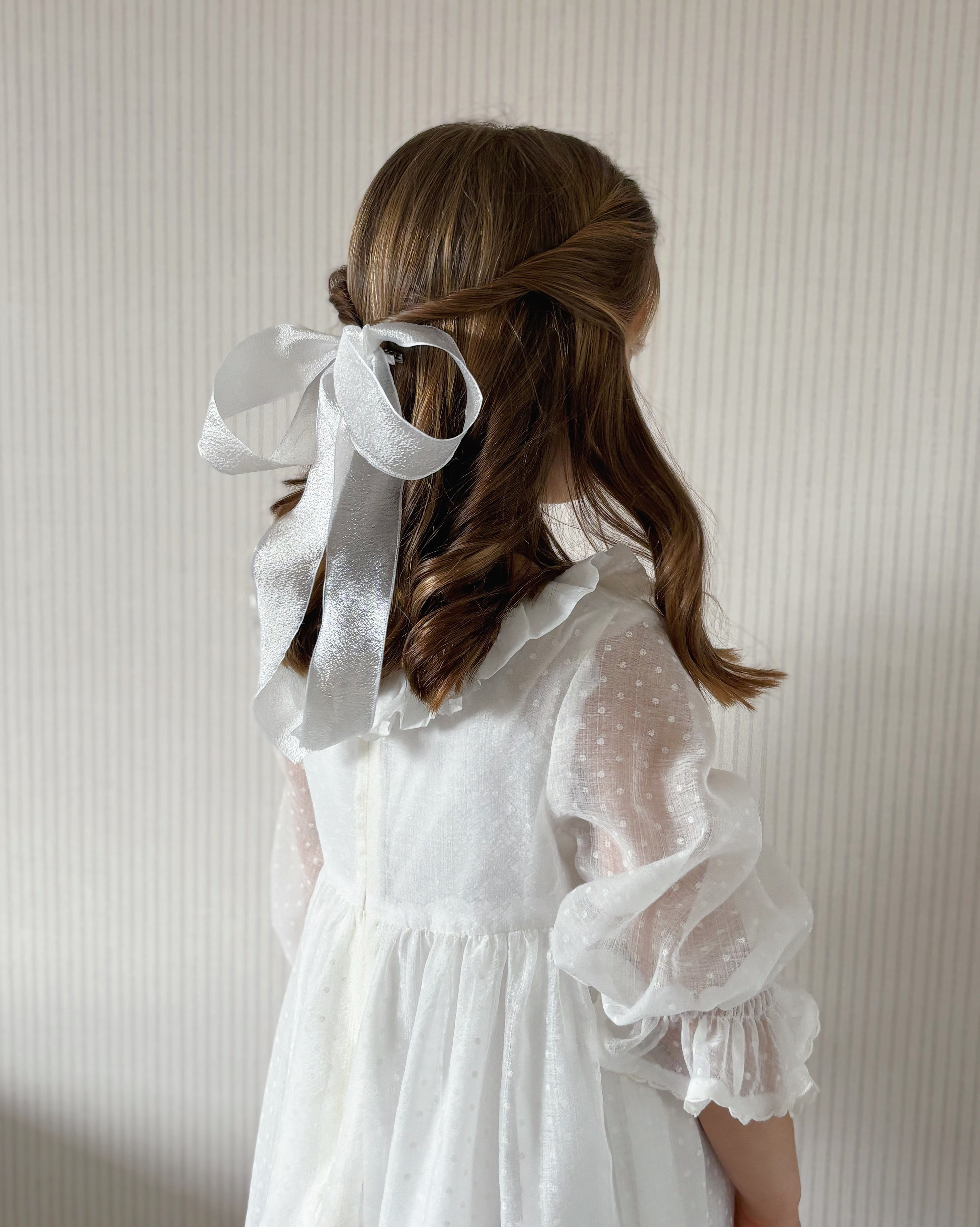 Lazo sencillo blanco