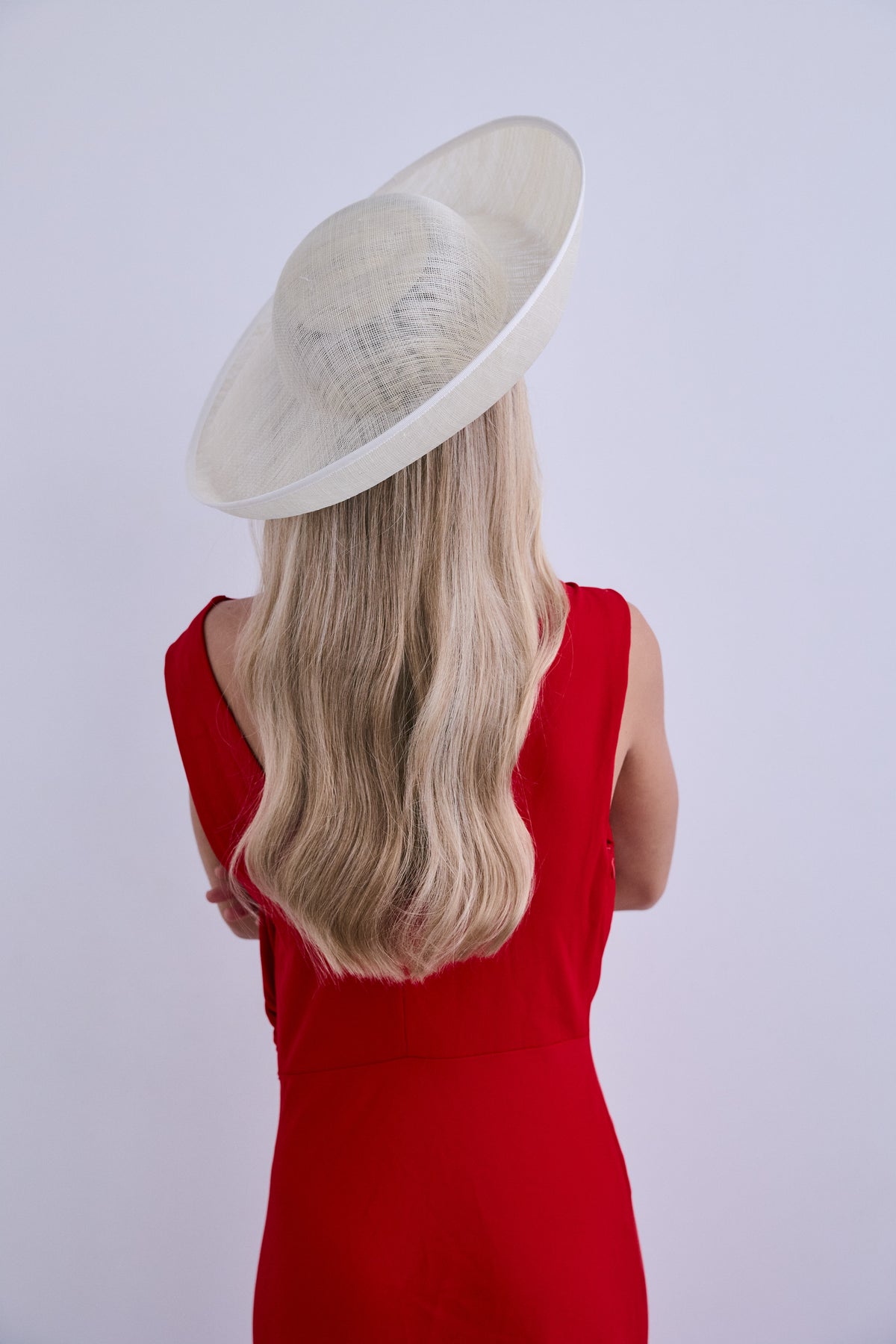 Tocado Teresa blanco