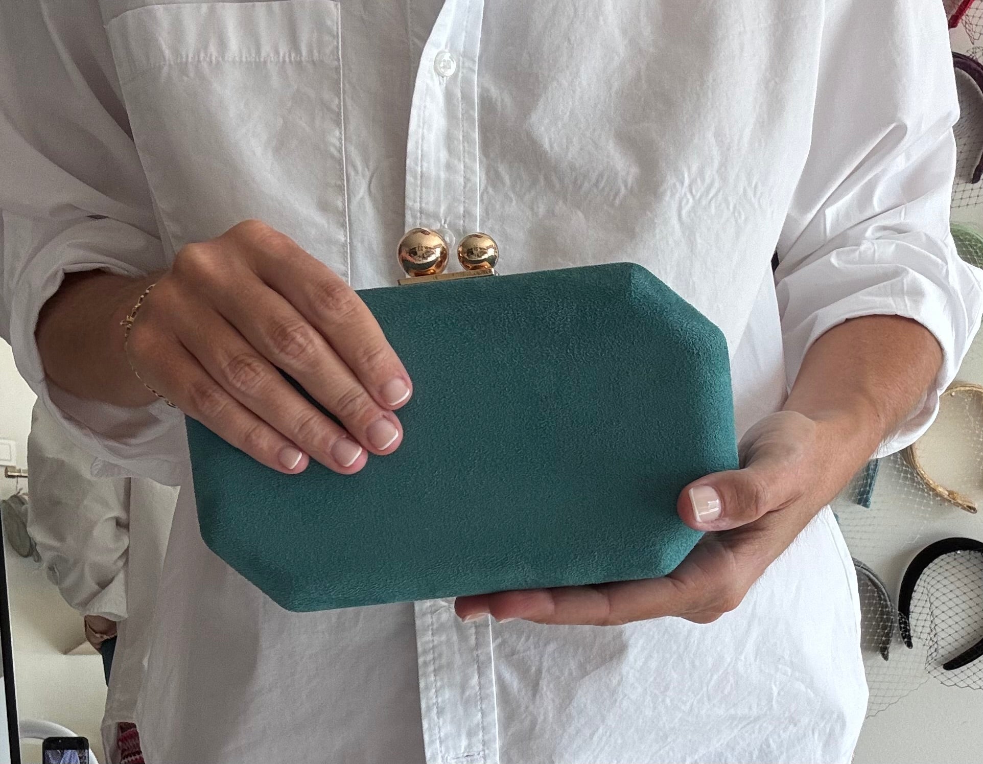 Bolso Octógono verde