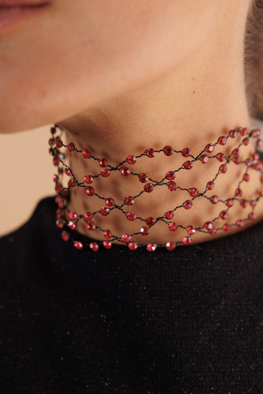 Chocker Cranberry rosa