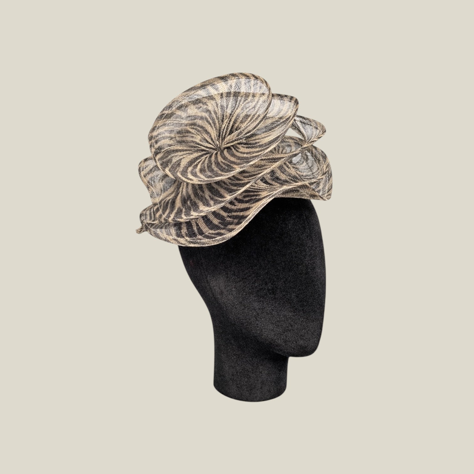 Tocado Tiere Beige cebra