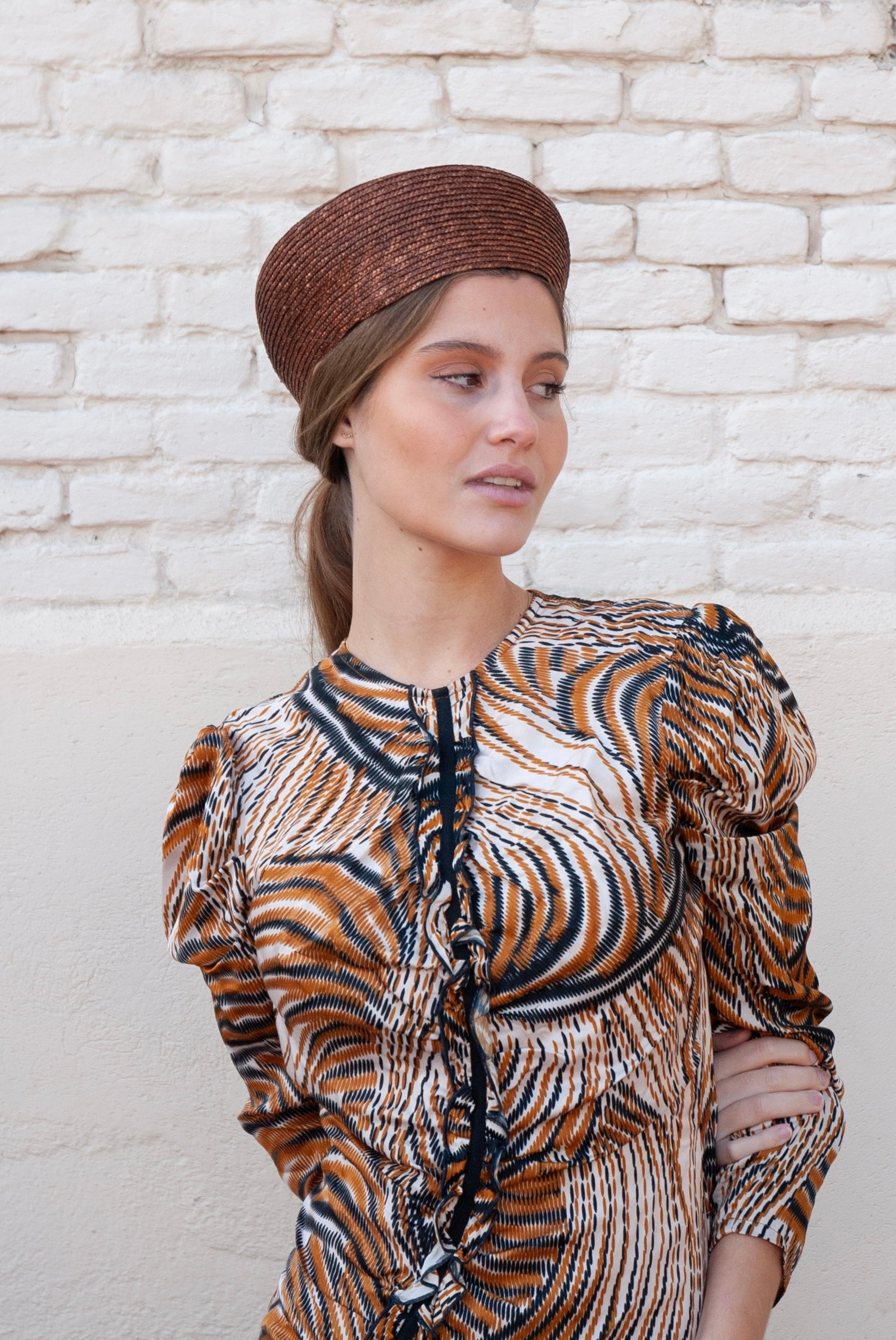 Casquete Celine chocolate