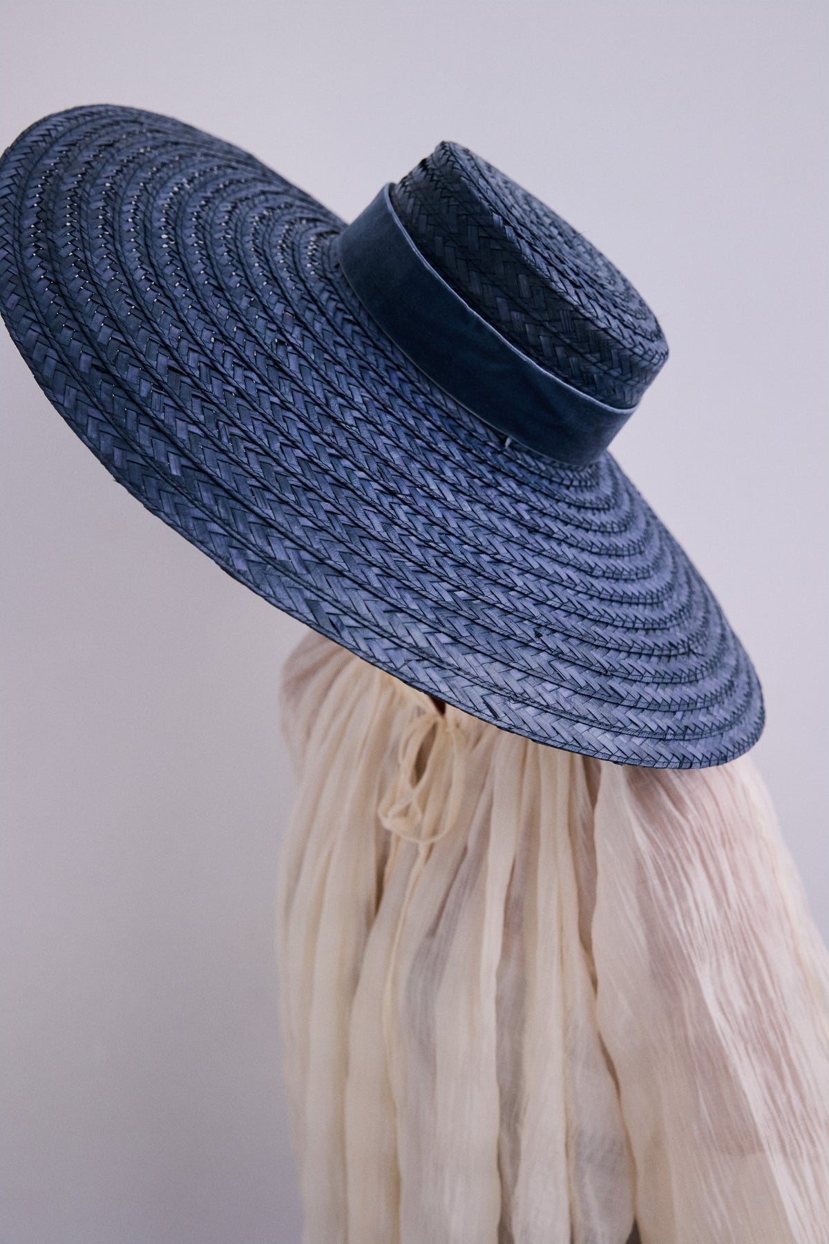 Canotier Carol azul marino