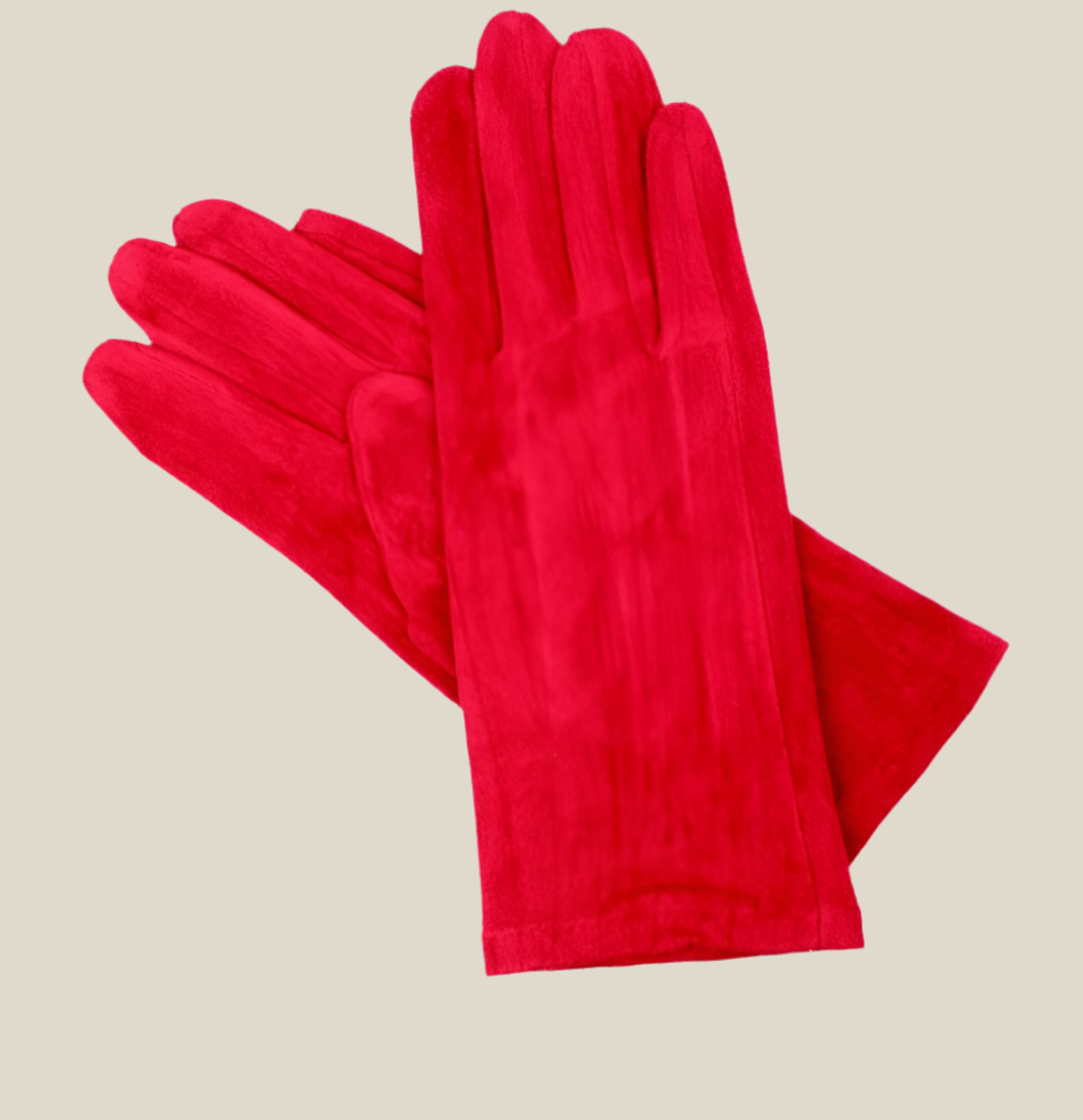 Guantes cortos Rojo