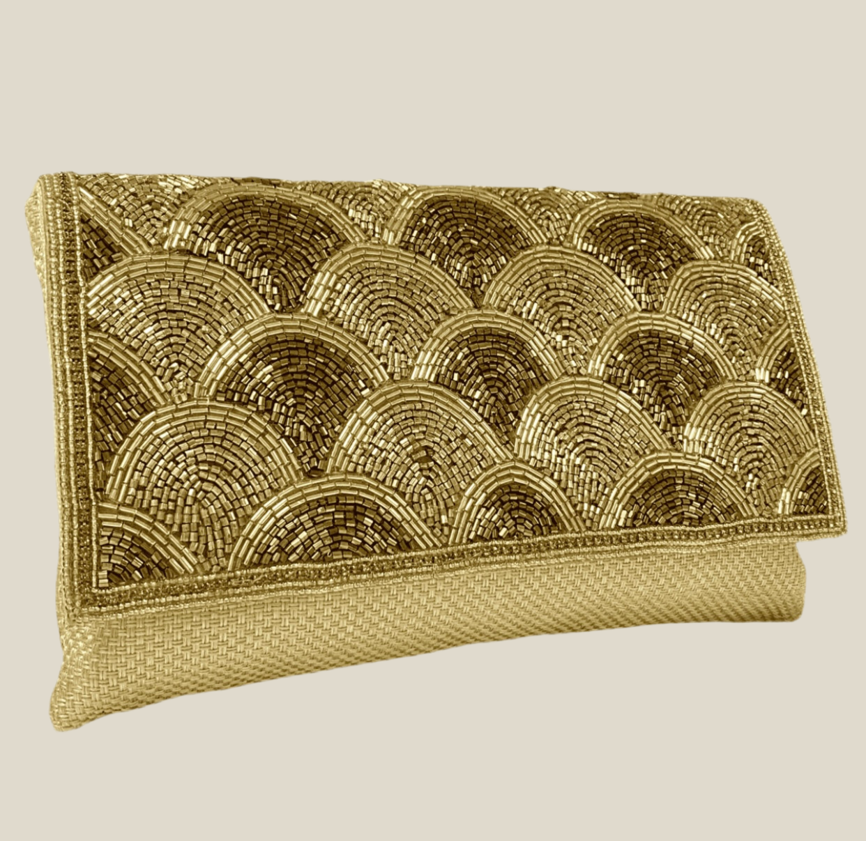 Bolso Cuentas doradas