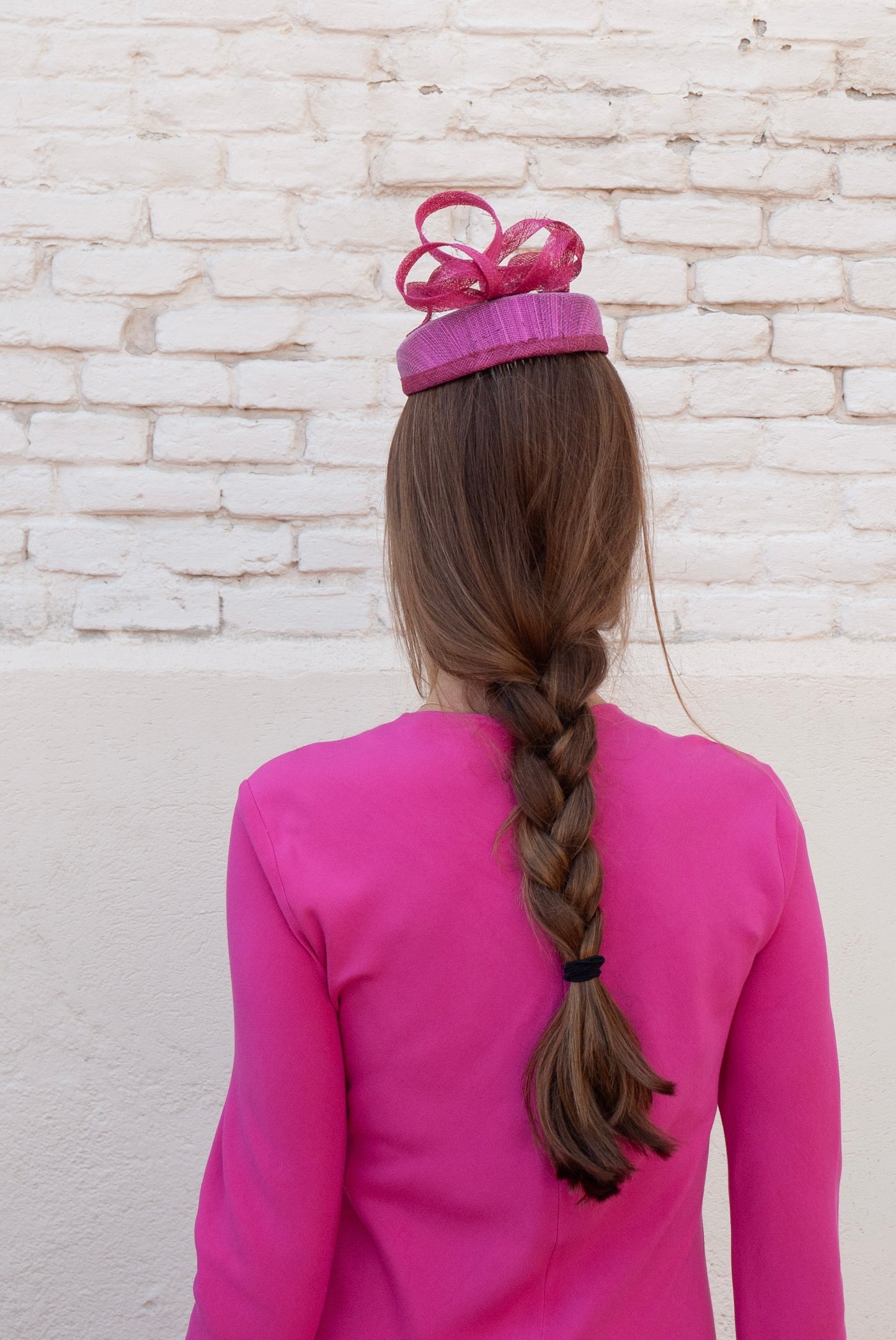 Tocado Romina buganvilla