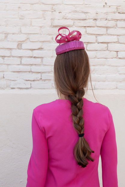 Tocado Romina buganvilla