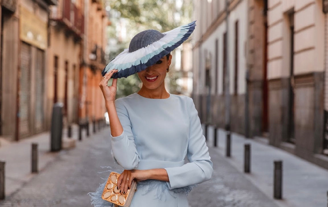 Paula blue sunhat