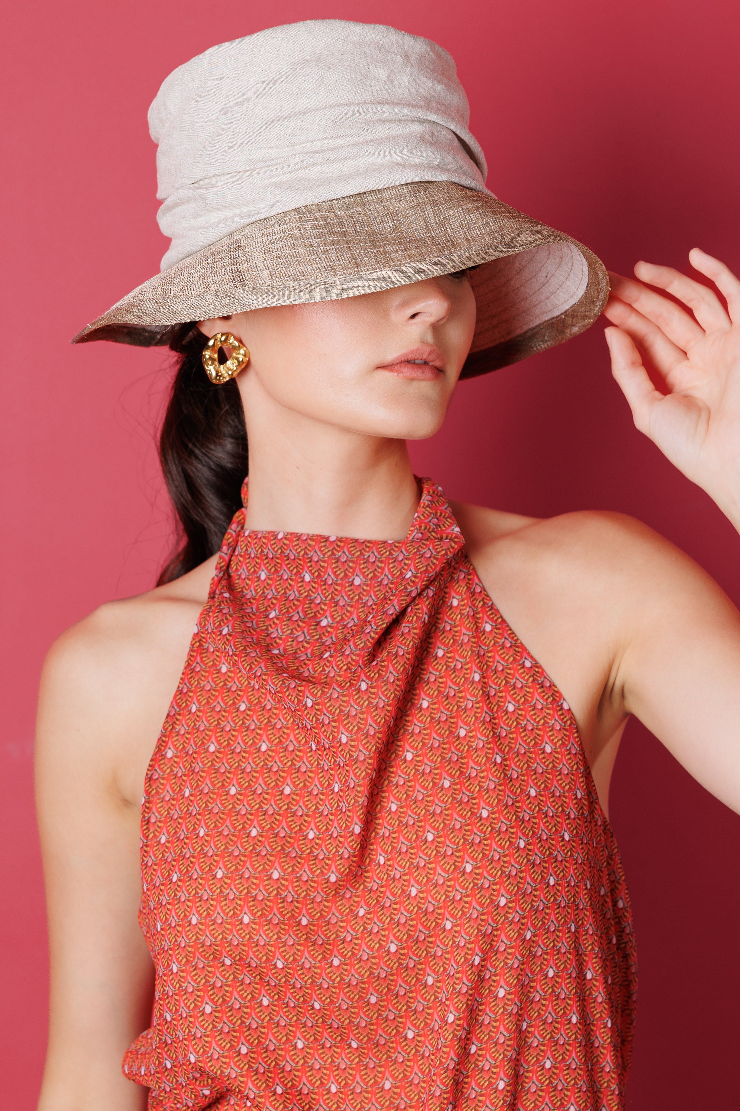 Chapéu azul Geraldine