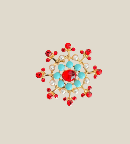 Broche Turquesa