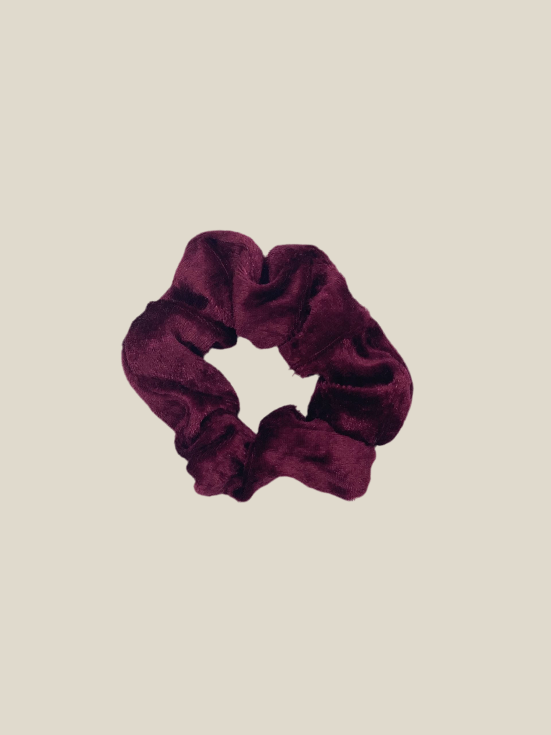 Donut granate terciopelo