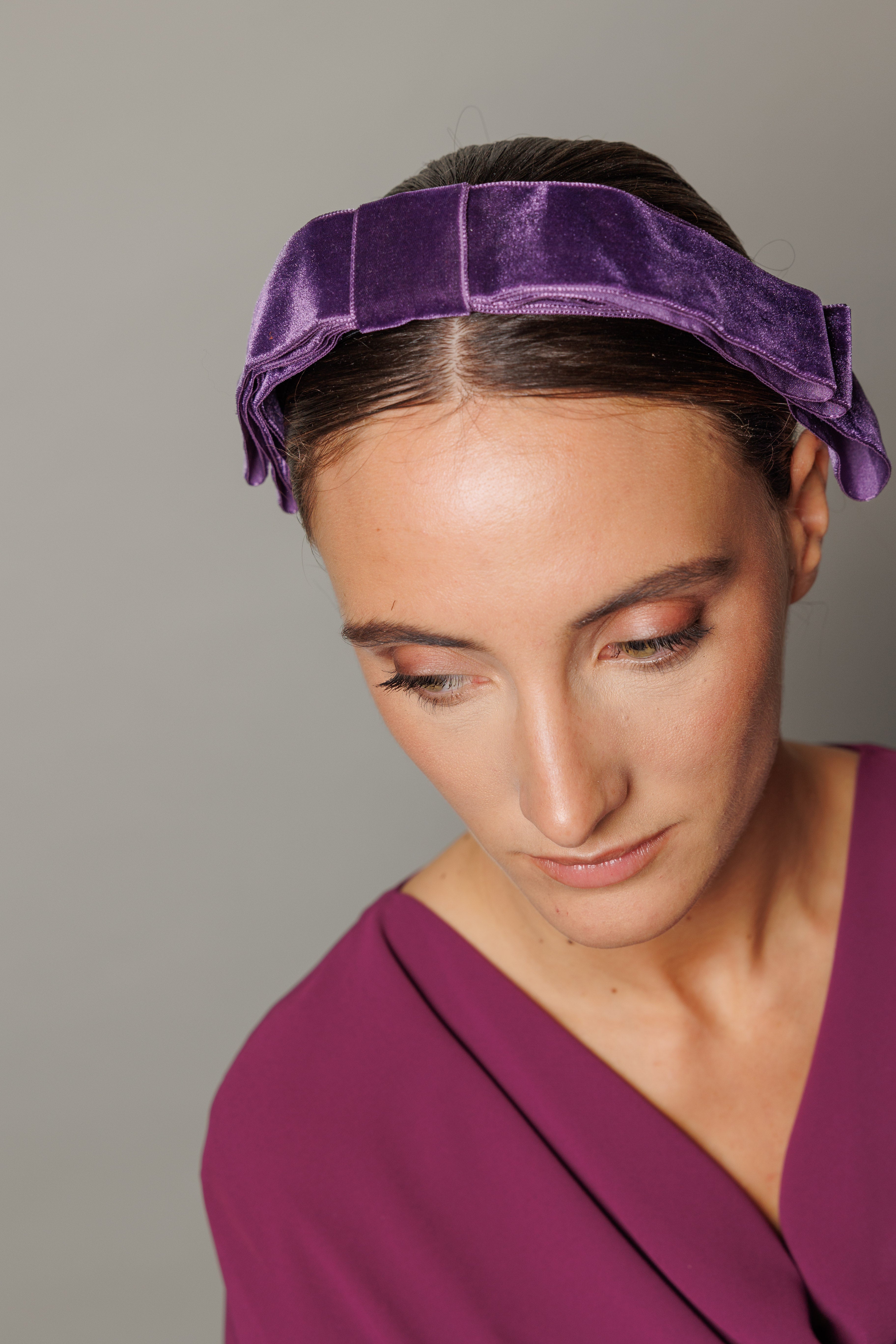 Diadema Tatiana berenjena