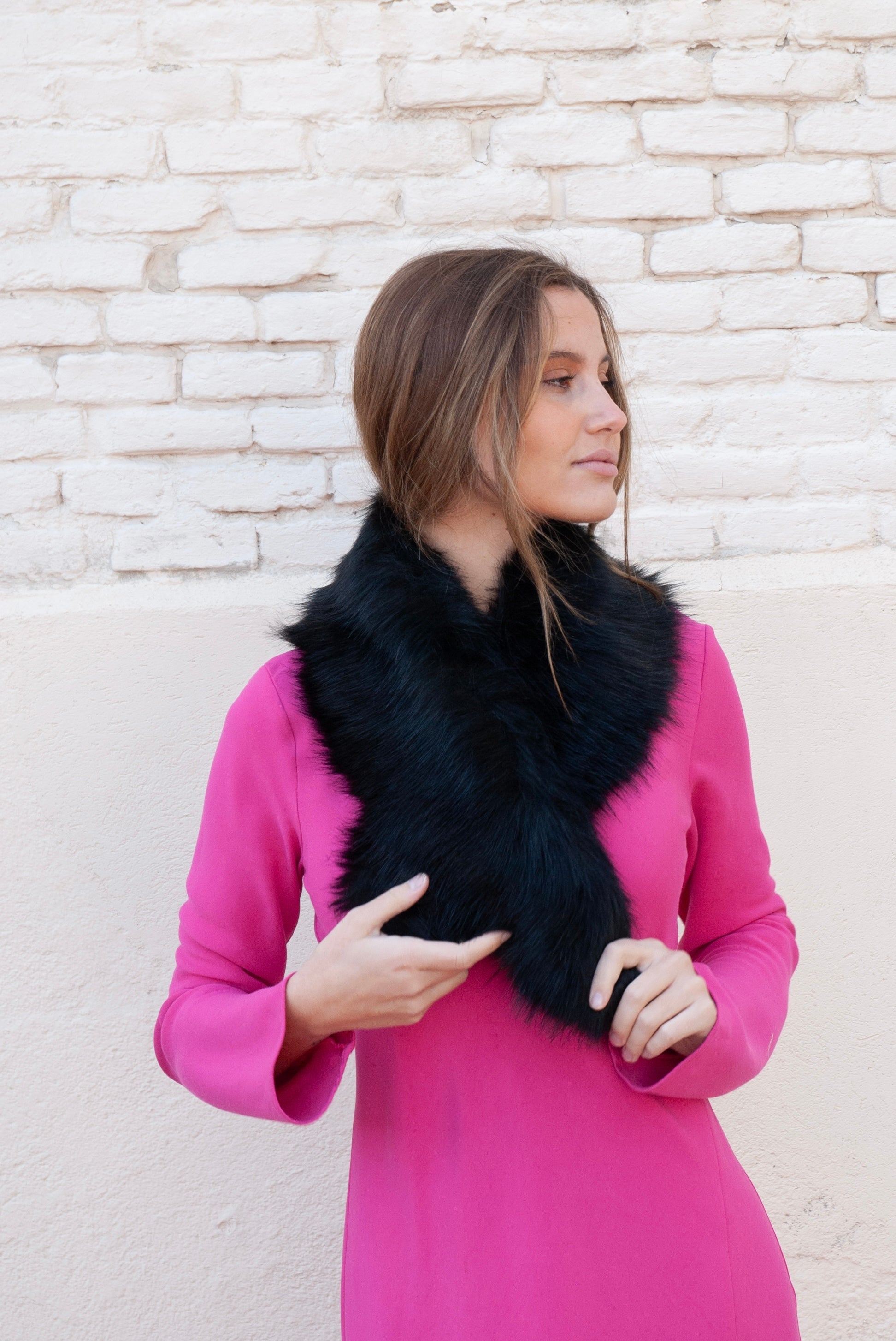 Cuello de pelo Negro