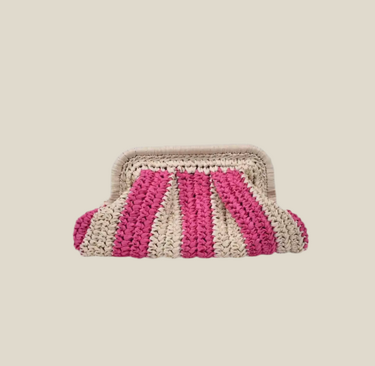 Bolso Stripes rosa
