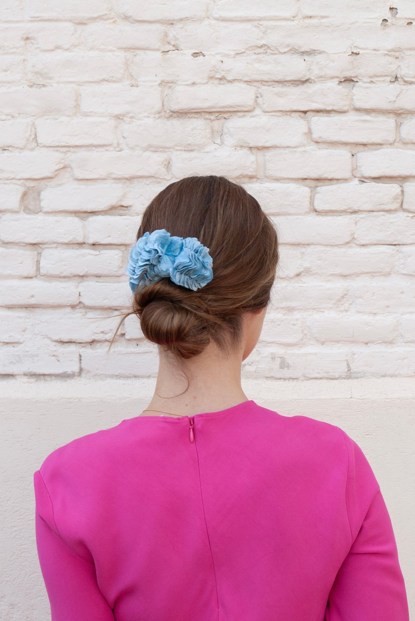 Tocado Hortensias Azul