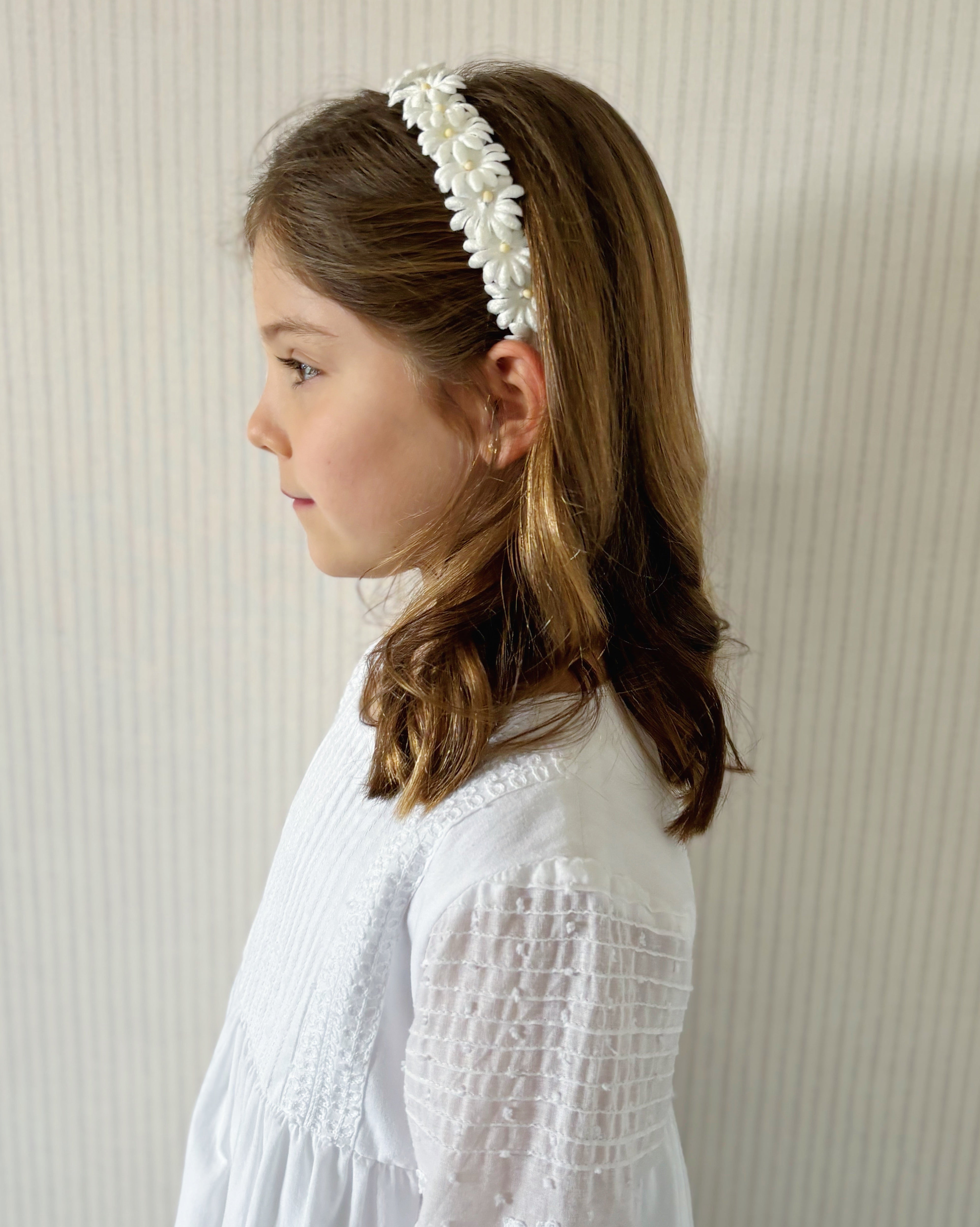 Diadema Chiribita blanca mini