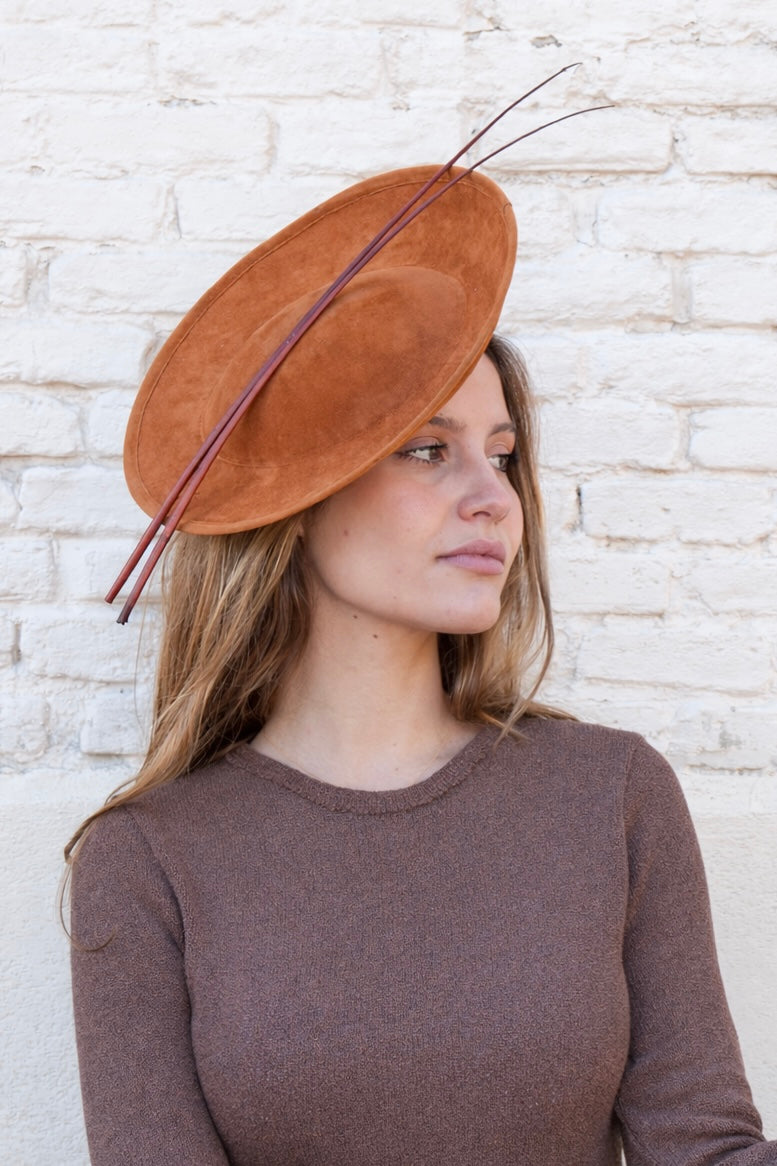 Tocado Mirra marrón