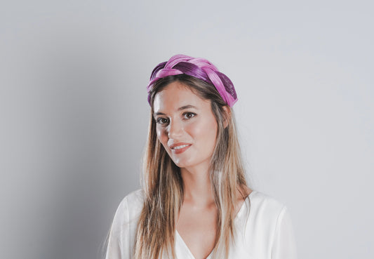 Infanta purple and mauve headband