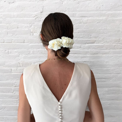 Tocado Hortensias Crudo