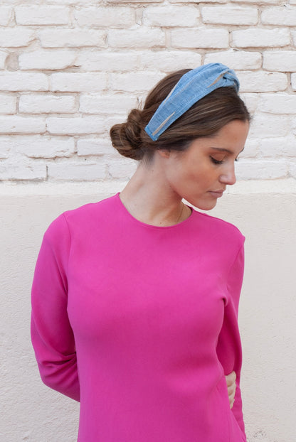 Diadema Baronesa XL azul