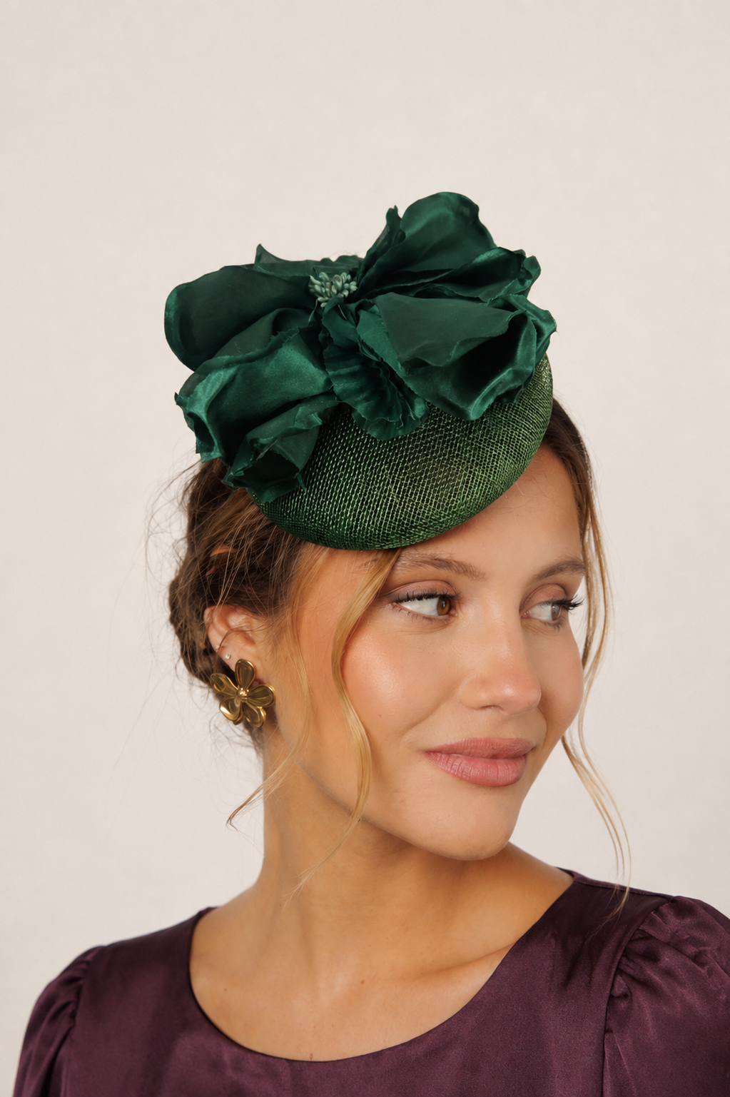 Tocado Agnes verde