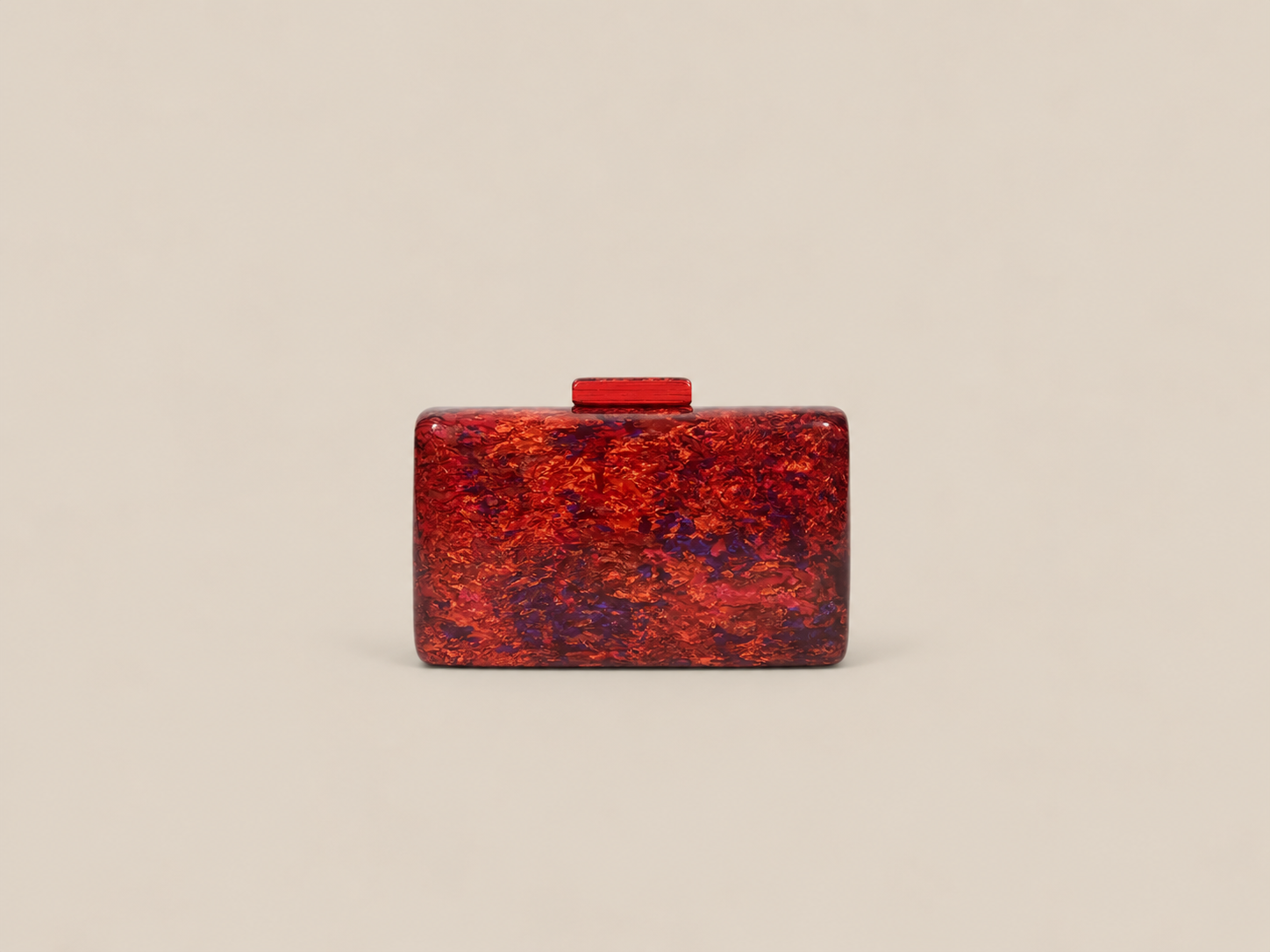 Bolso Jelly rojo