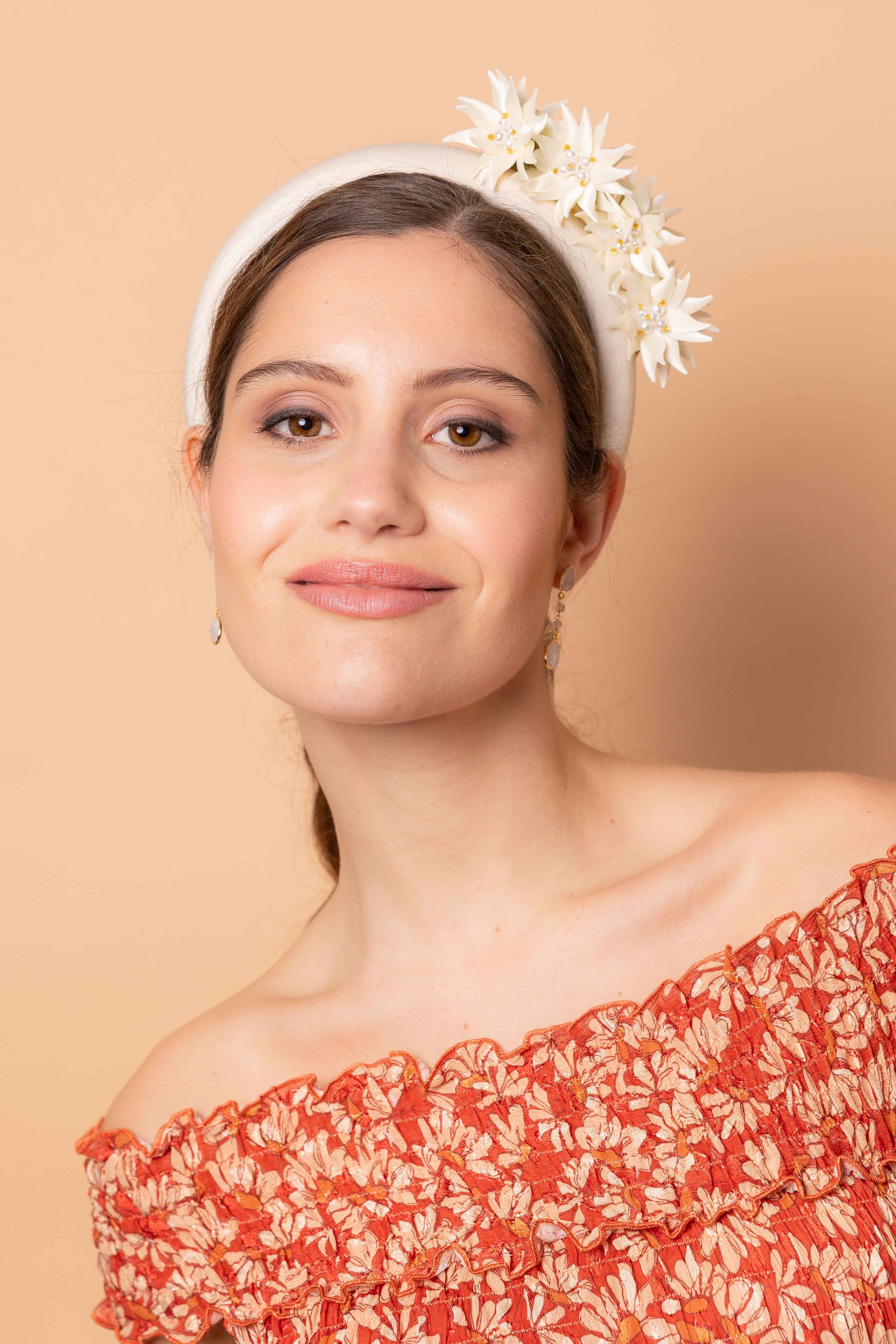 Diadema Constantina blanca