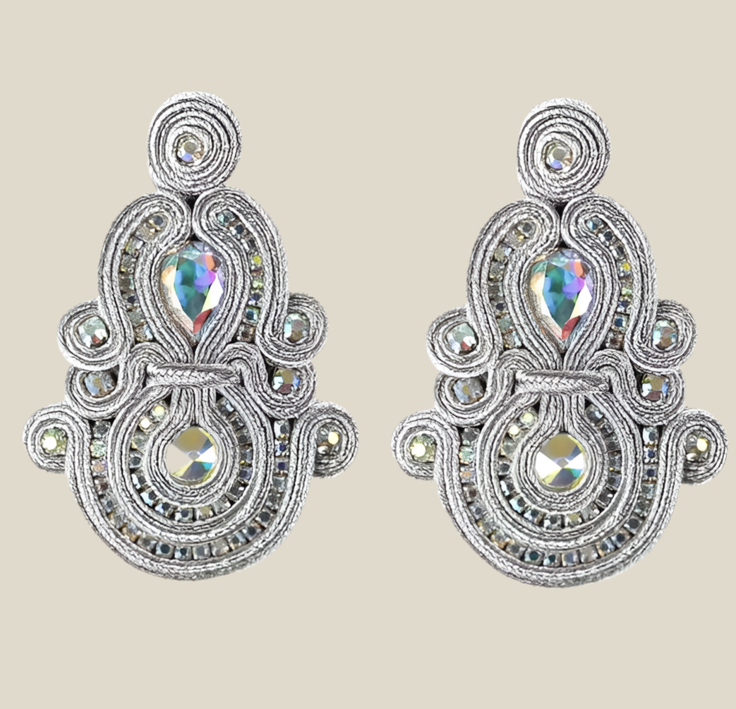 Pendientes Bombay plata