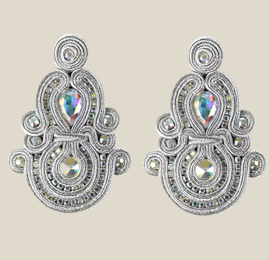 Pendientes Bombay plata