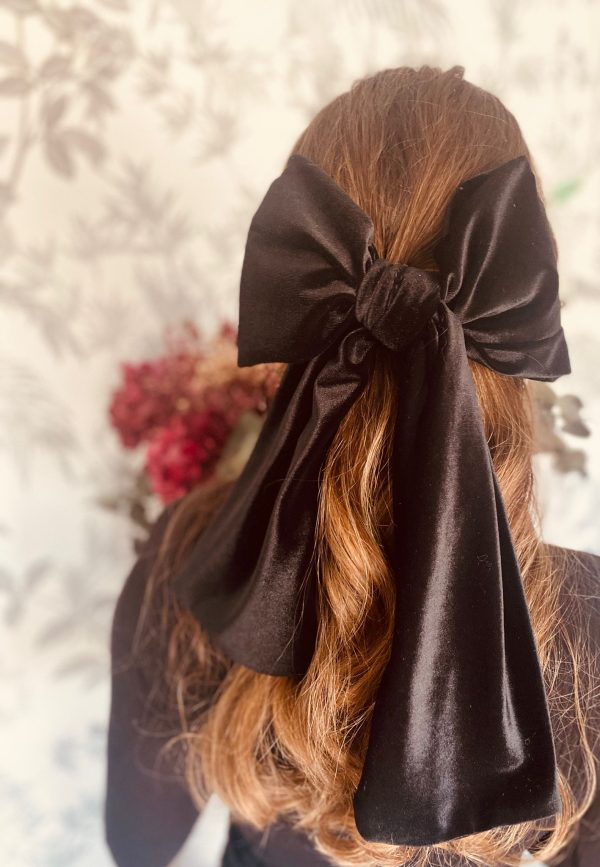 Lazo Ribbon negro terciopelo