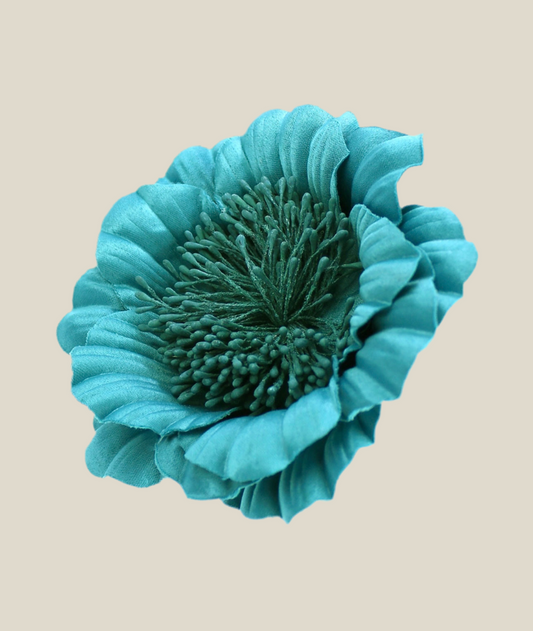 Flor Bonita aguamarina