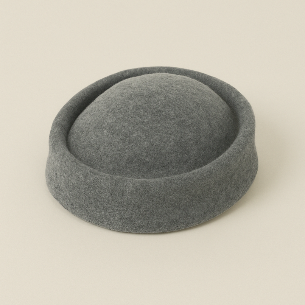 Tocado Casquete Jackie mini gris