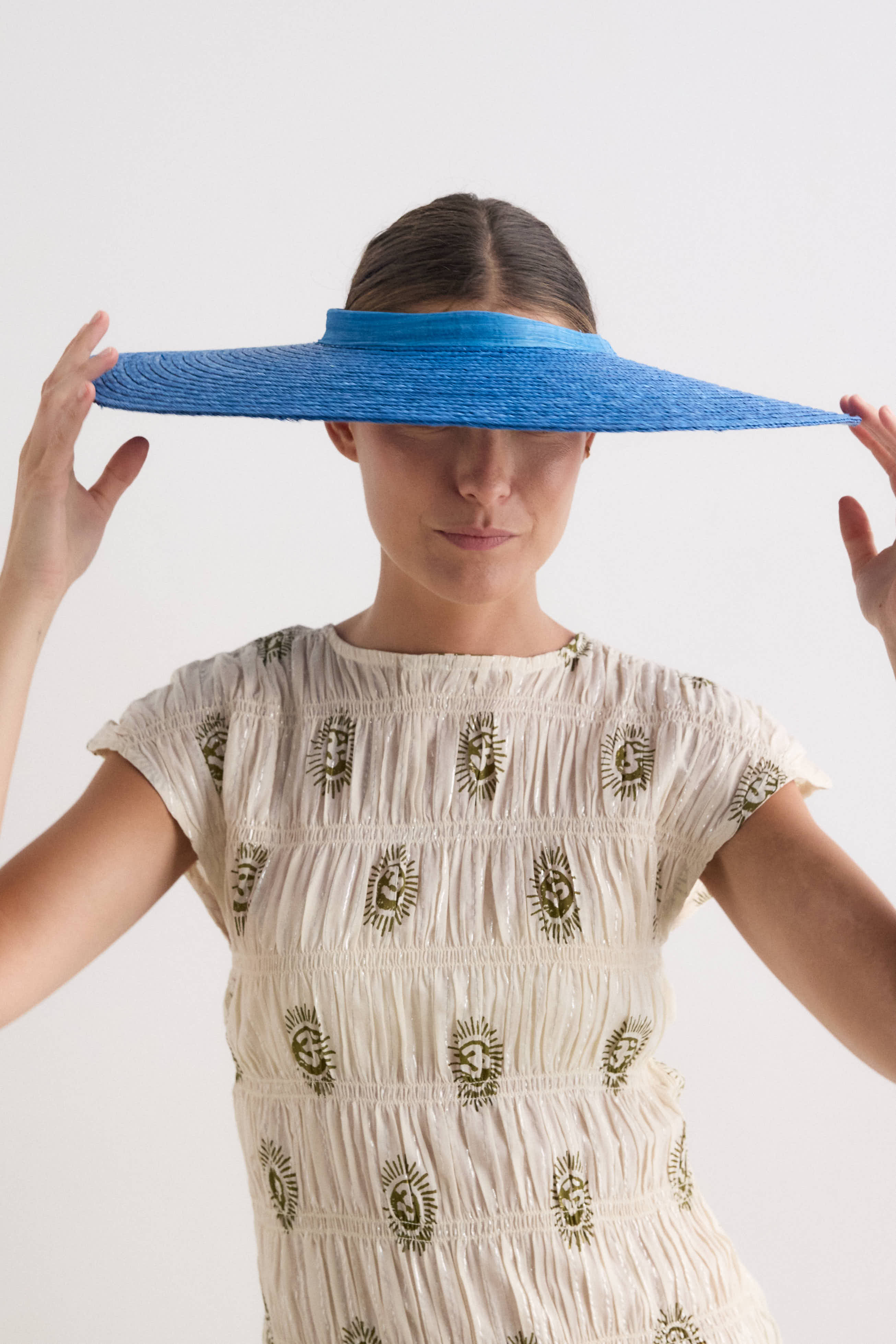 Sombrero Ala azul klein