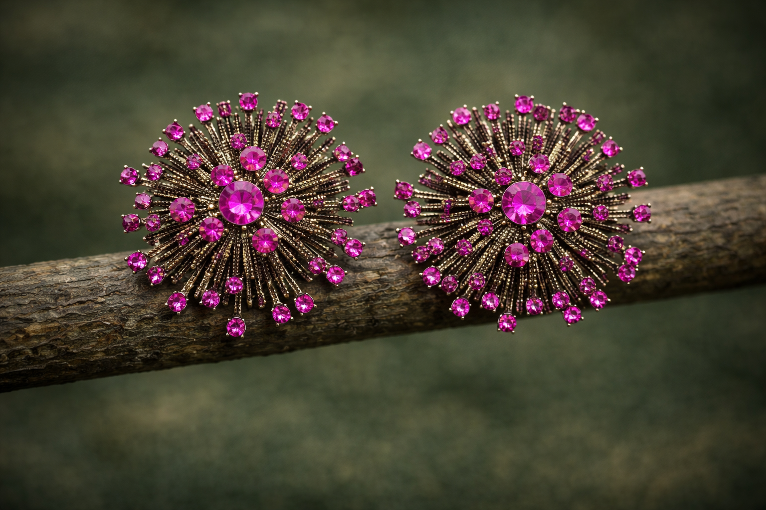 Pendientes Rigel buganvilla