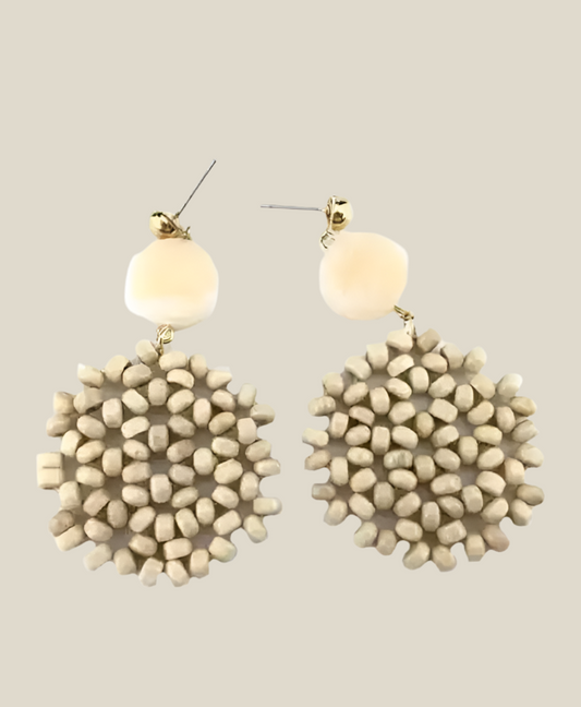 Pendientes Colmenilla claros