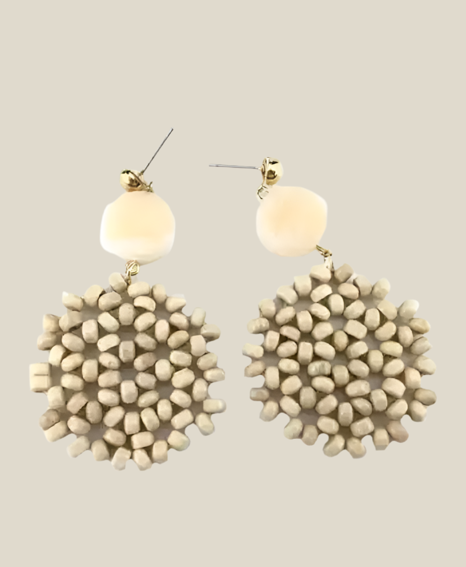 Pendientes Colmenilla claros