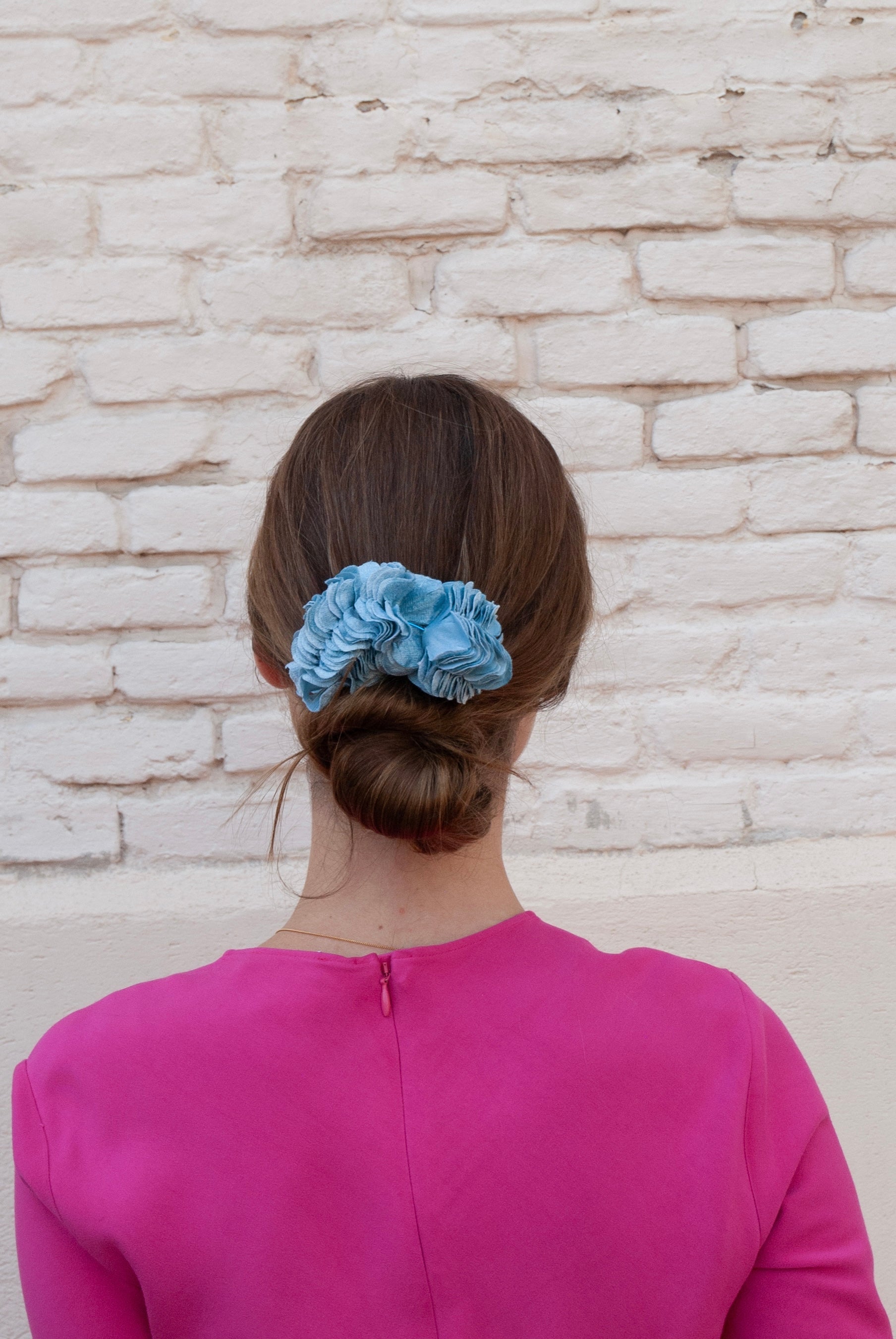 Tocado Hortensias Azul