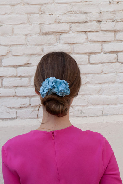 Tocado Hortensias Azul