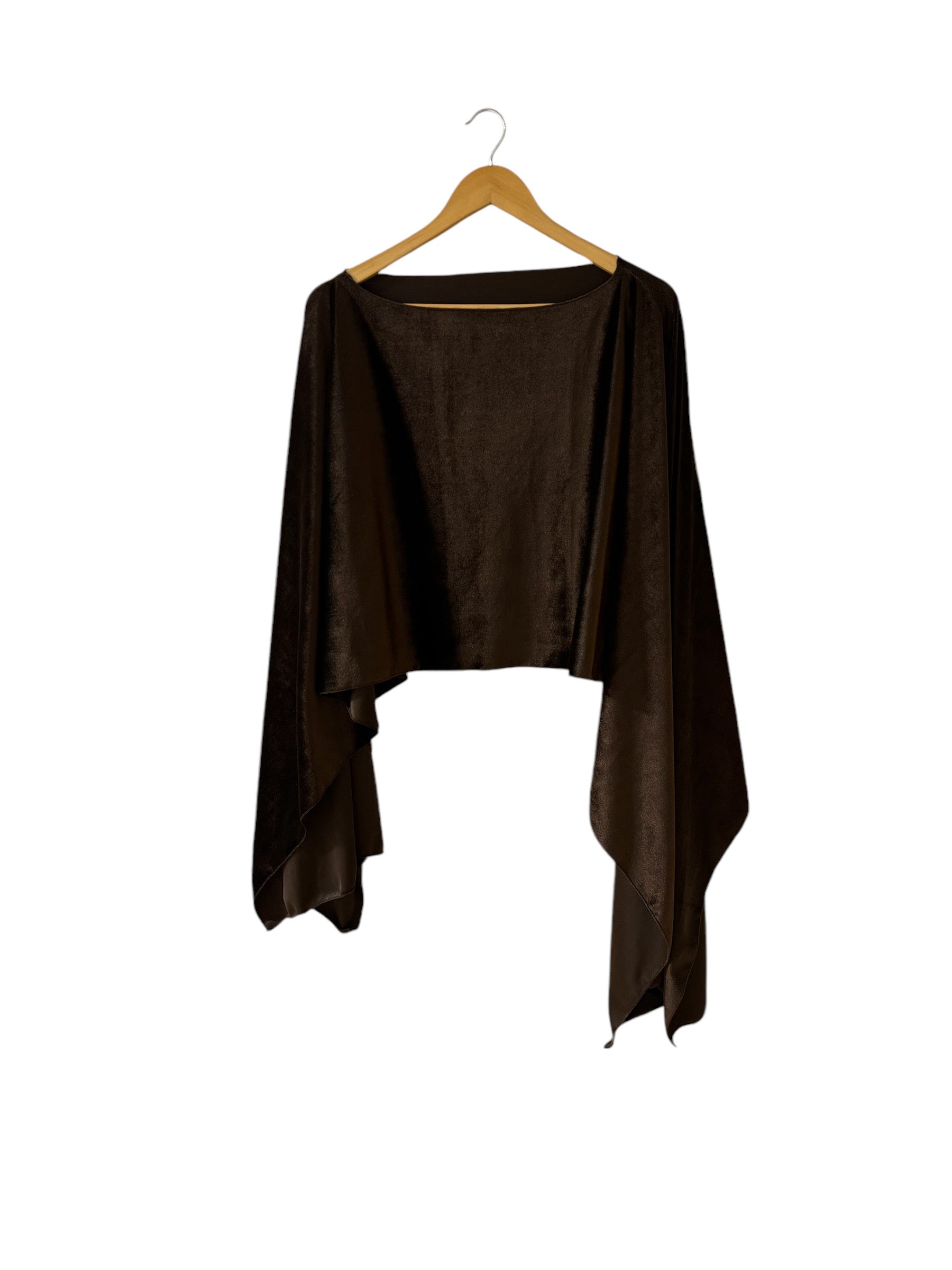 Capa de terciopelo Chocolate