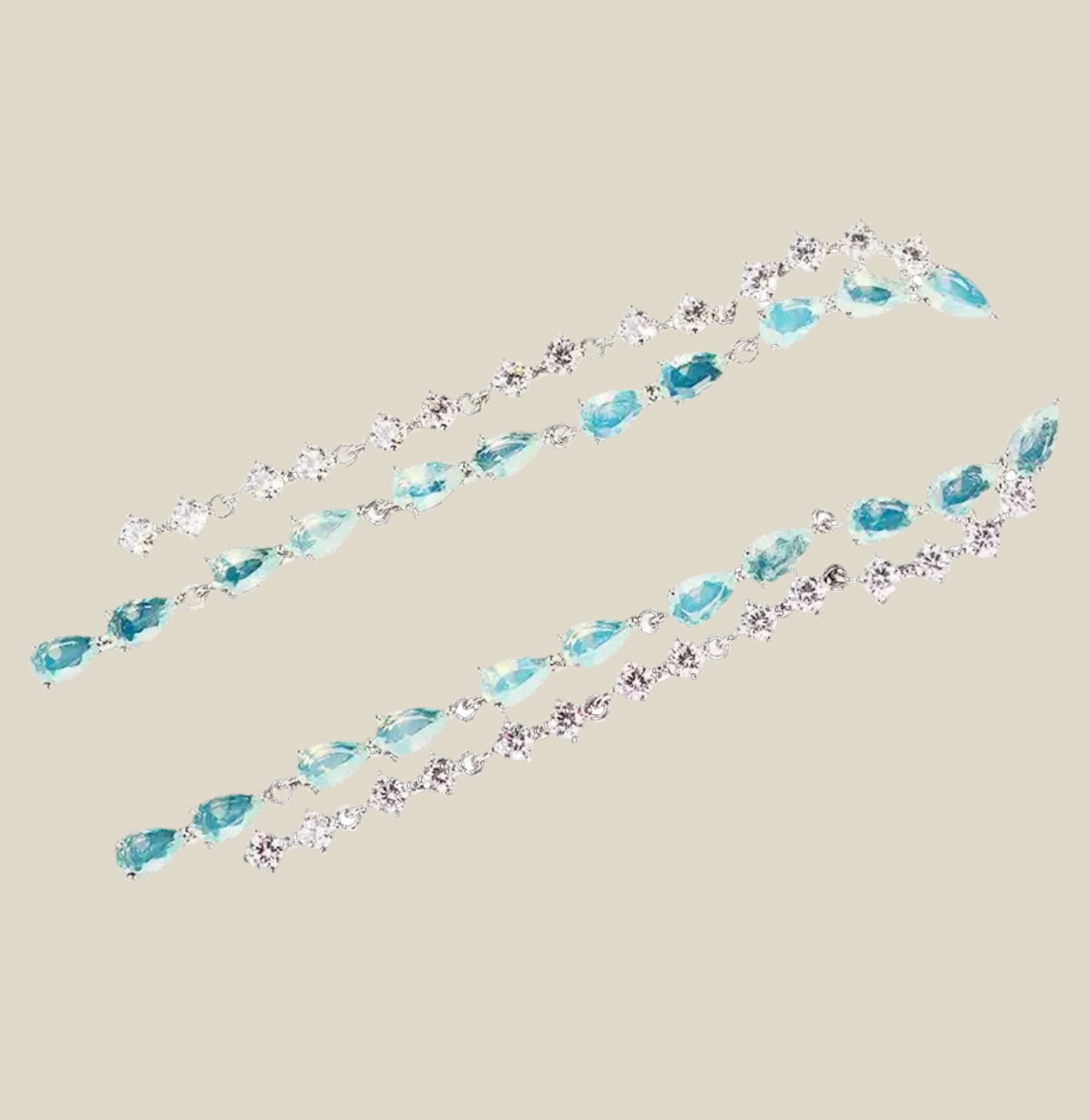 Pendientes Vanua azul