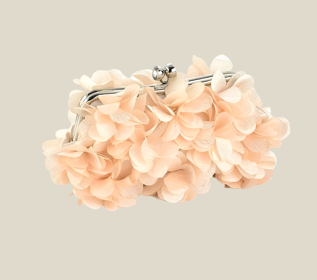 Bolso Flower beige