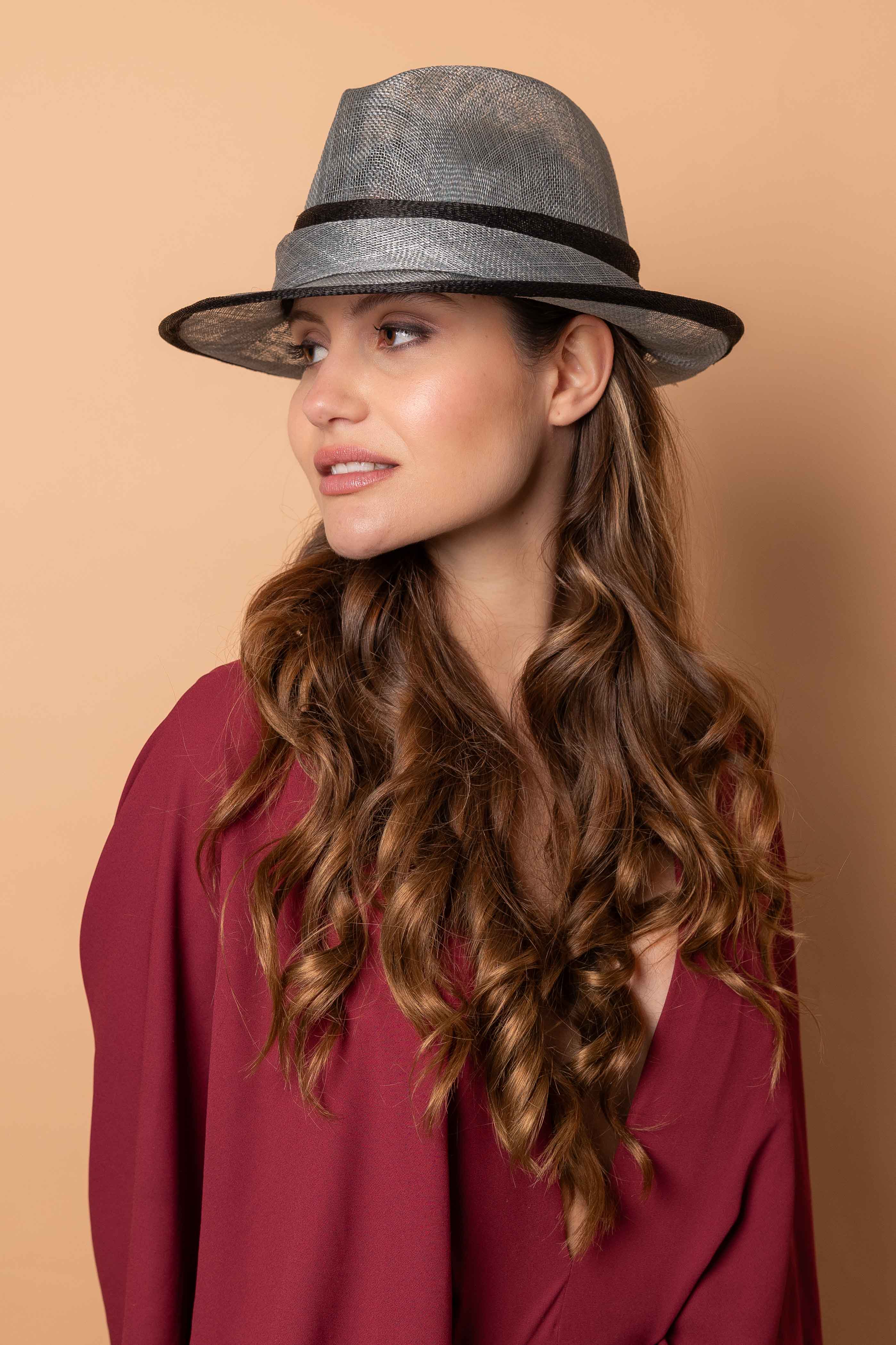 Chapéu Logroño cinzento