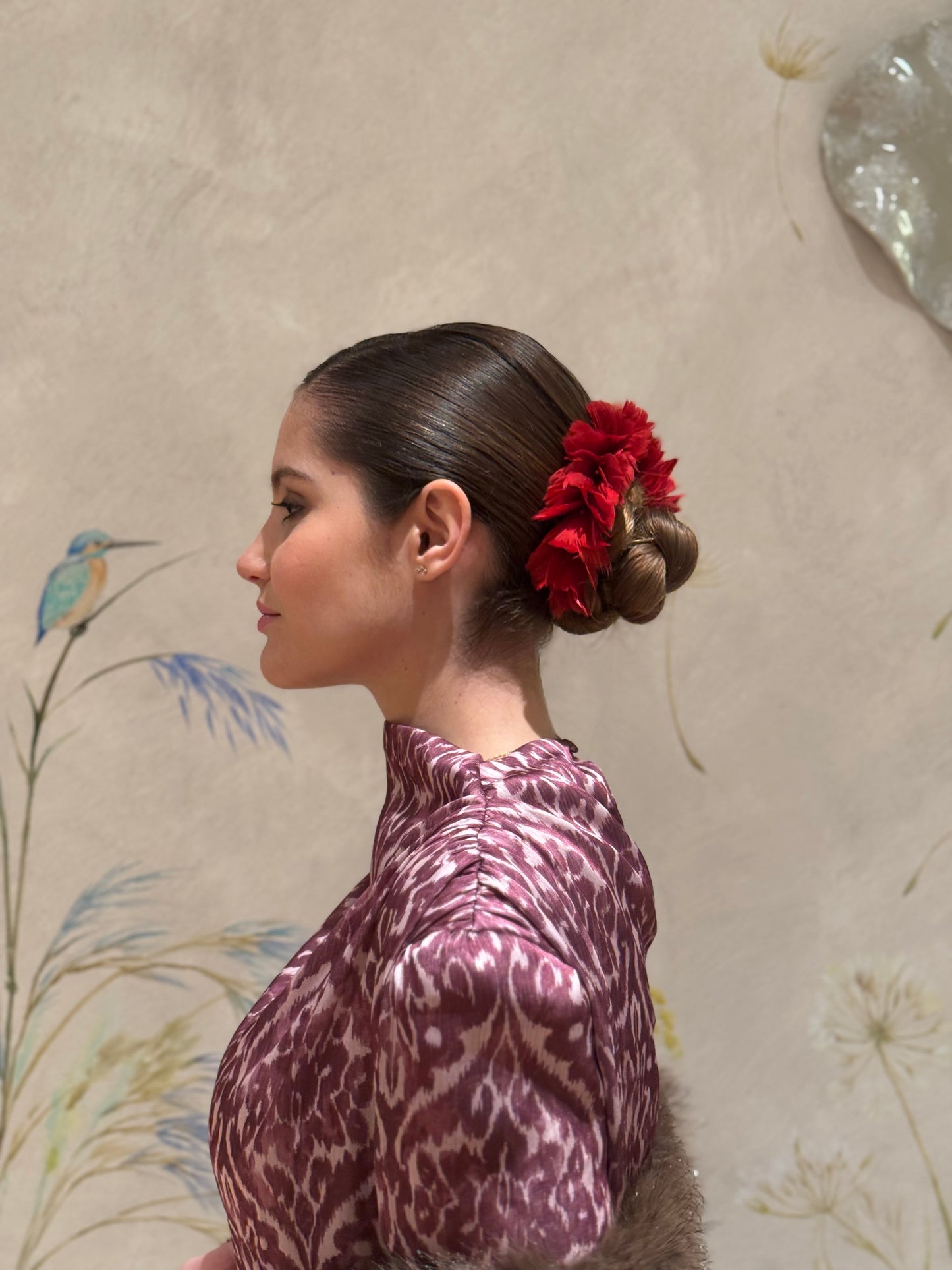 Tocado Perica Granate