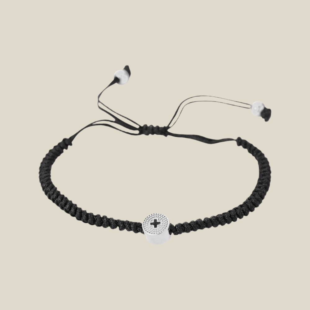 Pulsera Cruz plata