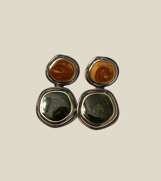 Pendientes Cremades verde