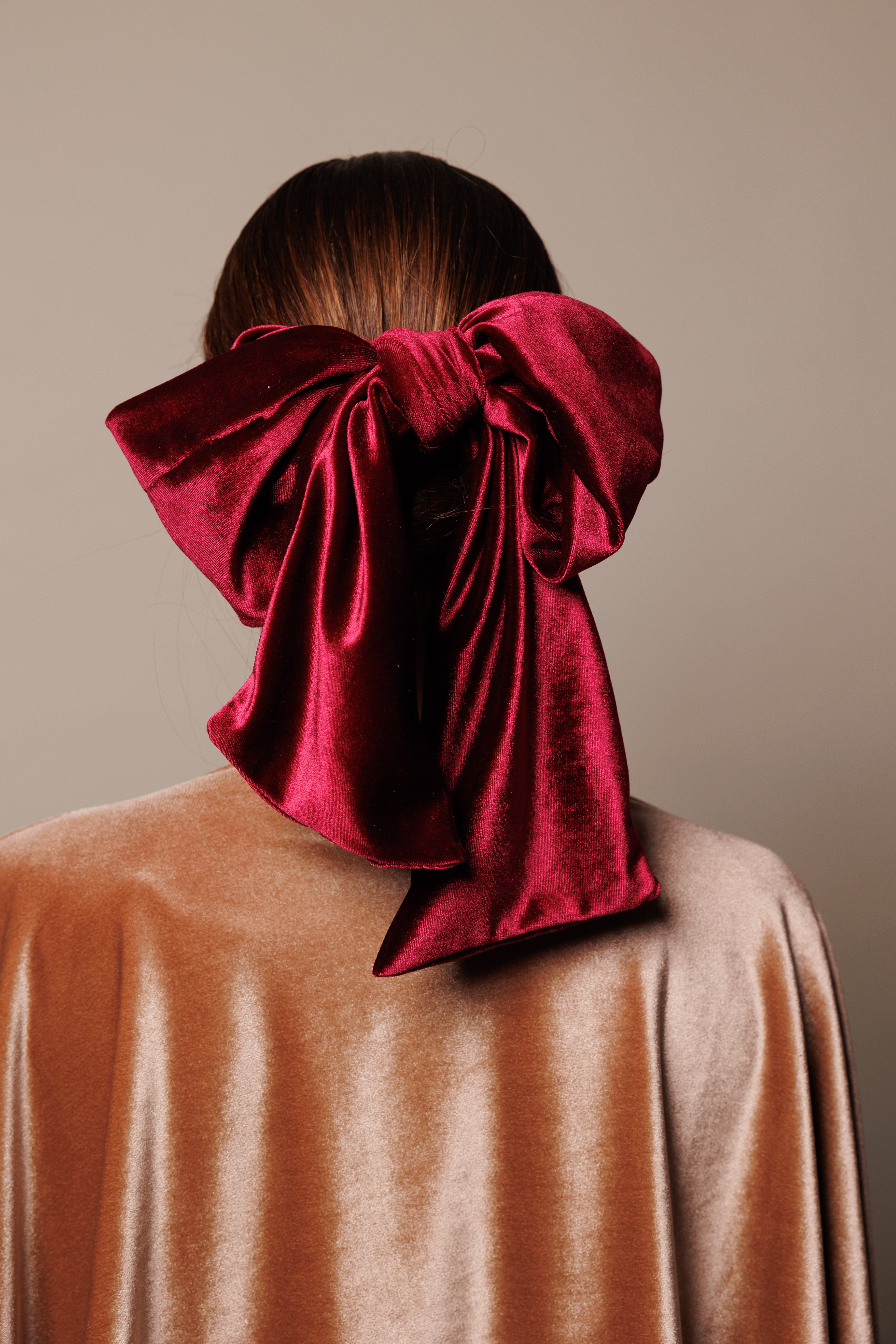 Lazo Ribbon vino terciopelo